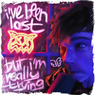 ren: "fred again mashup" portrait